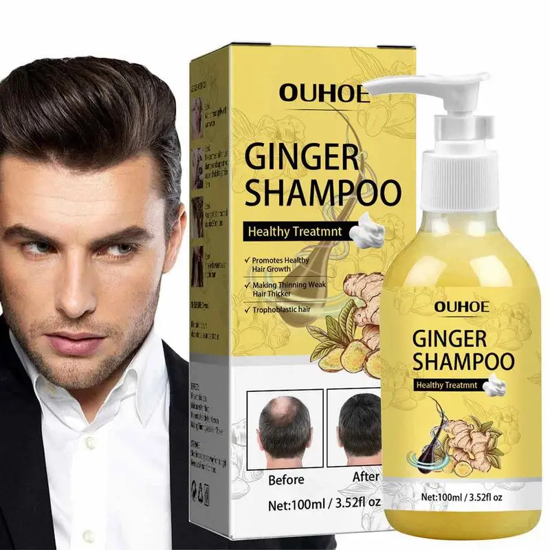 

Sdattor 1Pc Ginger Scalp Care Shampoo Ginger Shampoos For Hair Growth Refreshing Fluffy Shampoo Product For Moisturizing Hair Lo