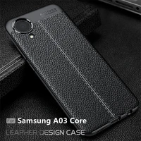 for cover samsung galaxy a03 core case for samsung a03 core capas shockproof tpu soft leather for fundas samsung a03 core cover