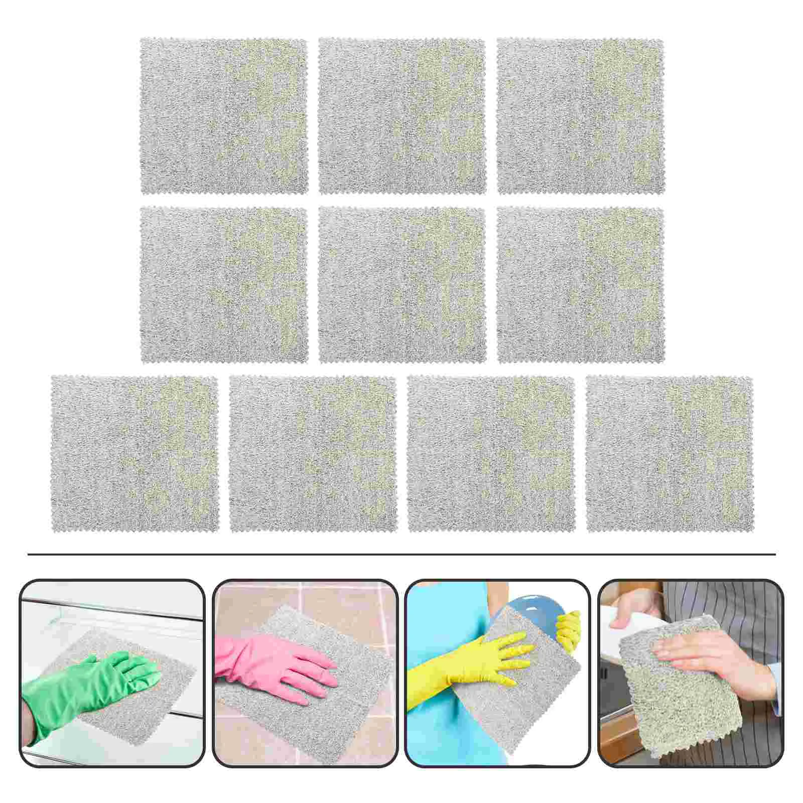 

Dish Cleaning Kitchen Towels Cloth Microfiber Cloths Towel Rag Rags Drying Polishing Dishwashing Absorbentplate Pad Scouring