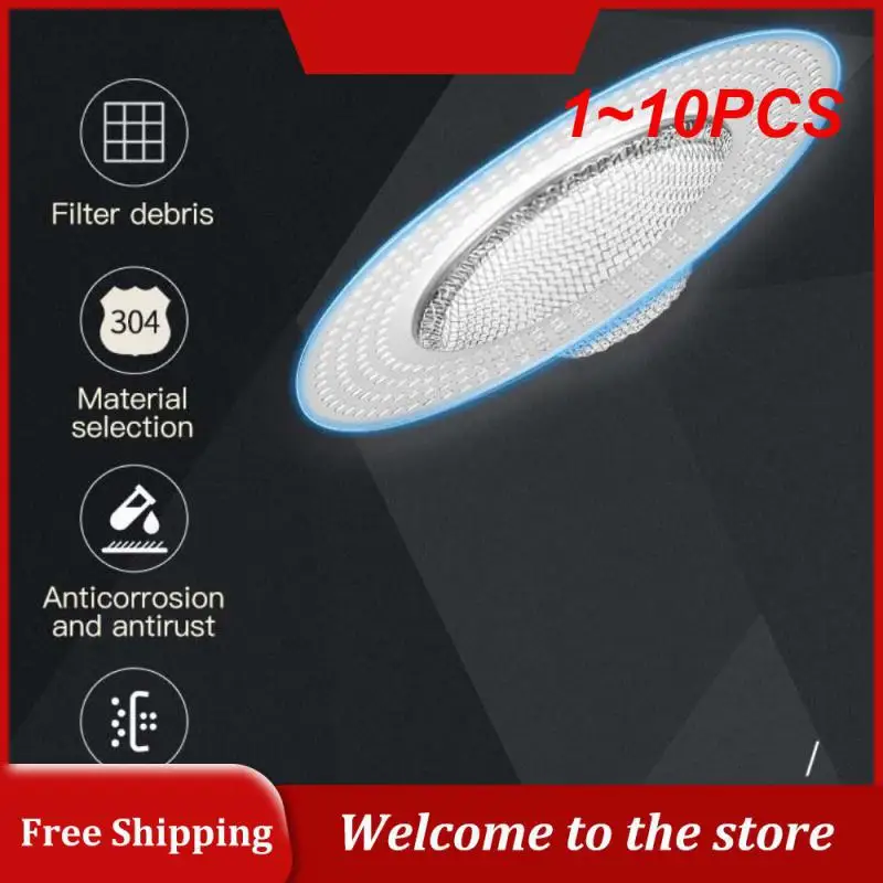 

Сетка для фильтрации раковины, 1-10 шт., оптовая продажа, инструменты для ванной и кухни, гаджеты, сетка для раковины, антиблокирующий артефакт, новинка 2023 2023