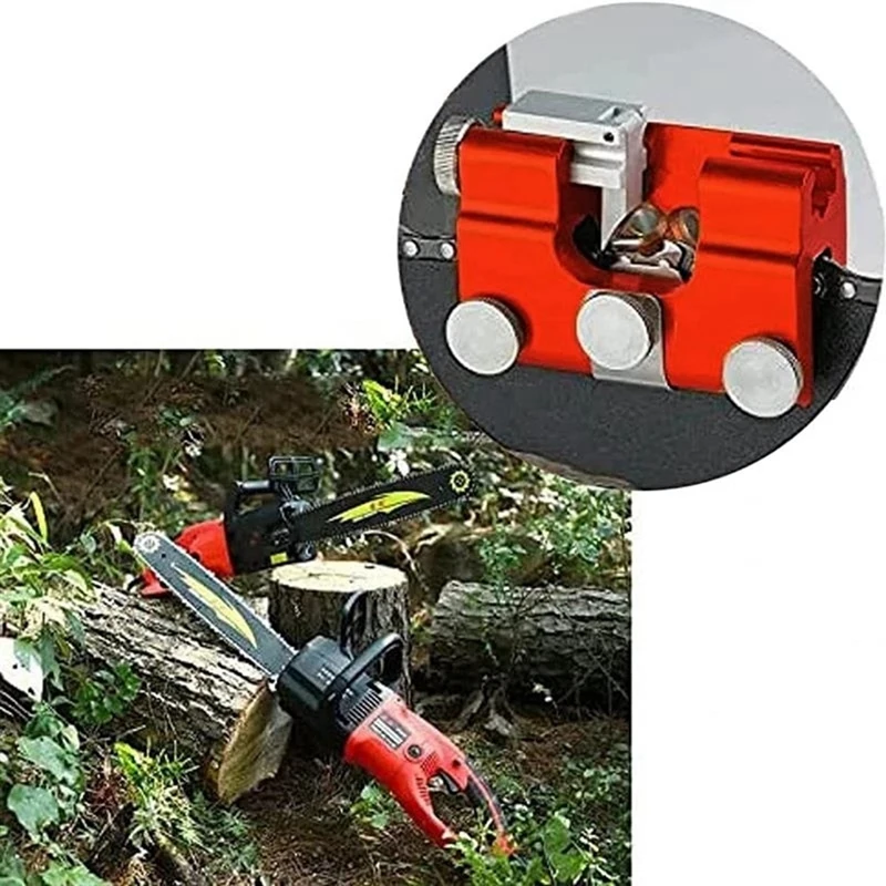 

Chainsaw Sharpening Tools Hand Chain Grinder Portable Chain Clip Sharpener Household Chain Sharpener Saw Chains Tool