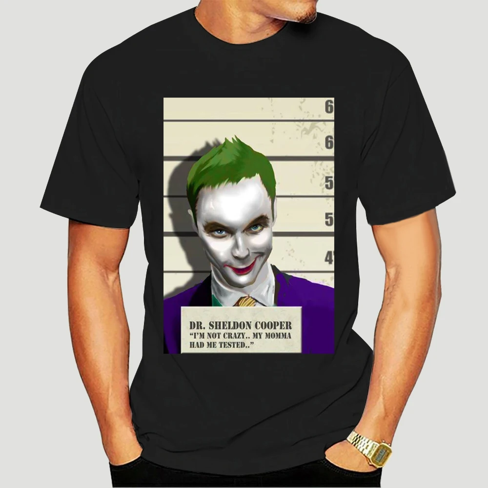 

Camiseta Unisex de Dr. Sheldon Cooper Joker, regalo divertido, Retro, Vintage, Hipster, 1893, 3985X