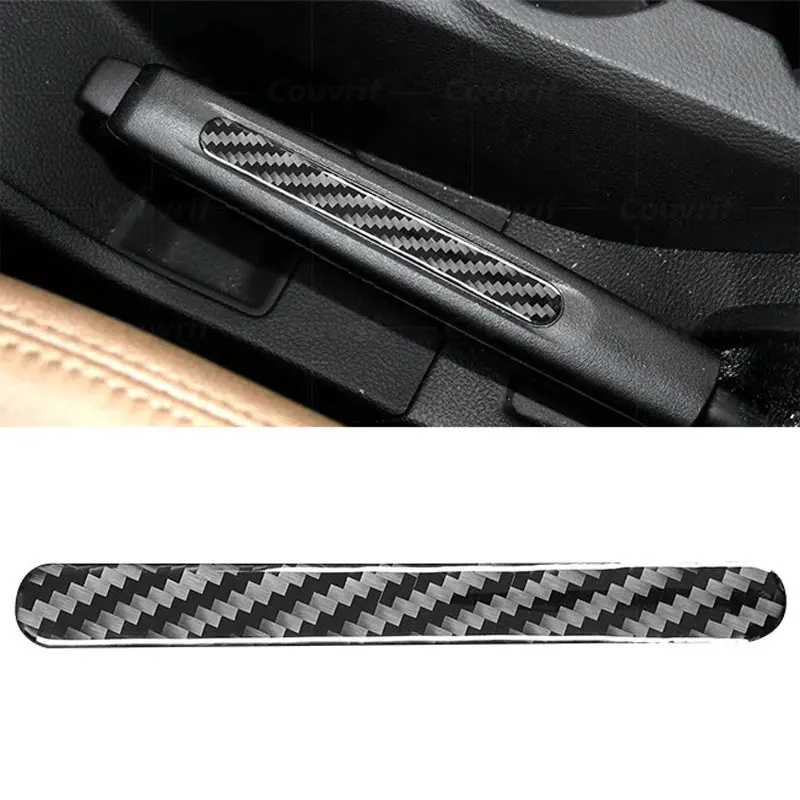 

Внутренняя крышка из углеродного волокна, декоративные наклейки на рычаг центрального тормоза для Jeep Wrangler JK 2007-2017, автомобильные аксессуар...