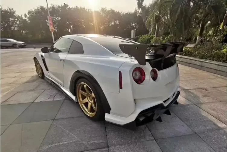 Top Secret GT STYLE СПОЙЛЕР с настоящим углеродным волокном задний спойлер для багажника