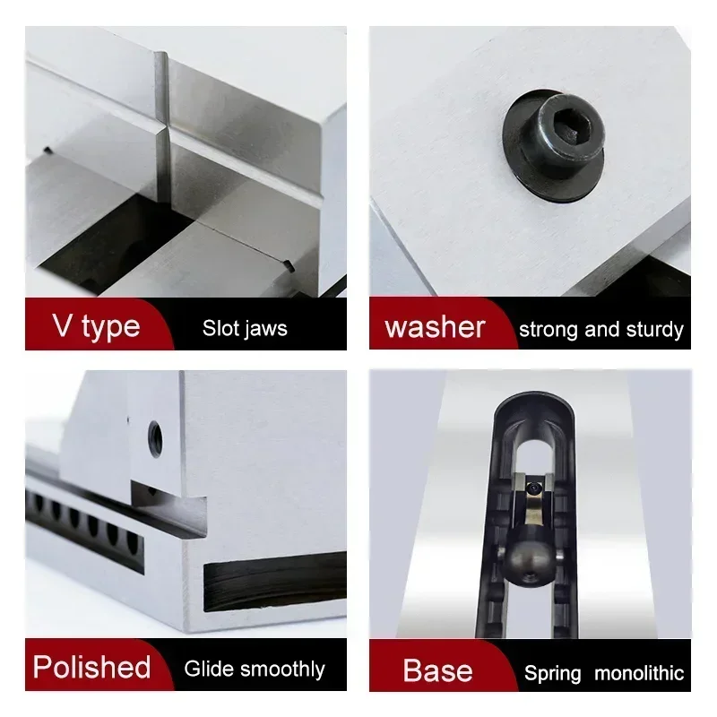 1 5-дюймовые прецизионные тиски QKG38 универсальные зажимные быстрого действия QKG