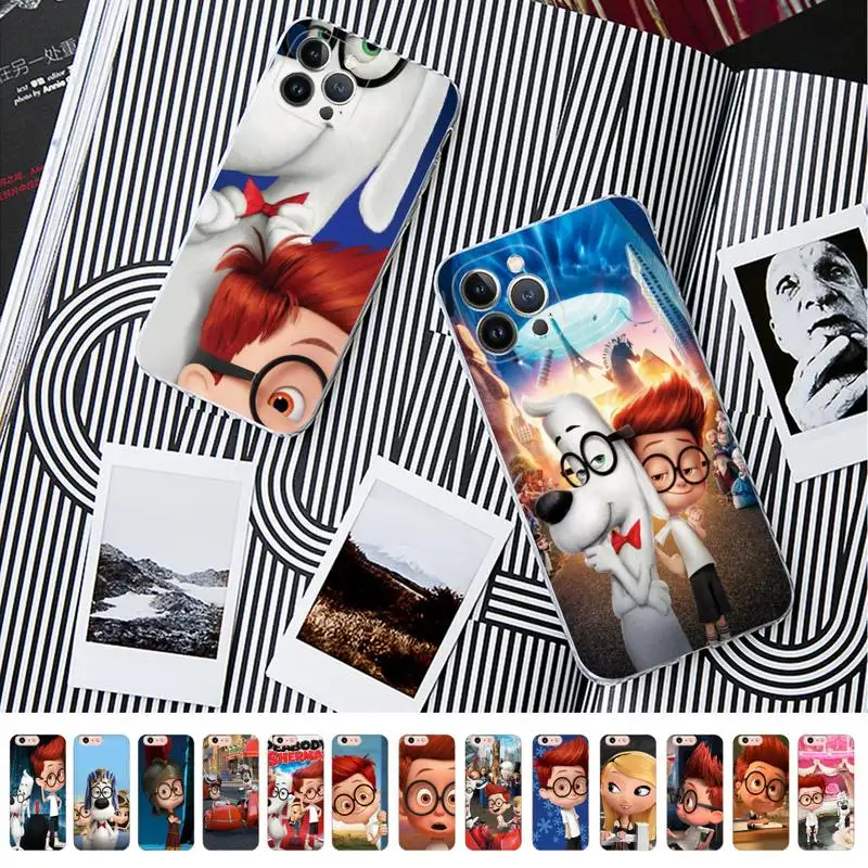 

Disney Mr. Peabody & Sherman Phone Case For iPhone 14 11 12 13 Mini Pro XS Max Cover 6 7 8 Plus X XR SE 2020 Funda Shell
