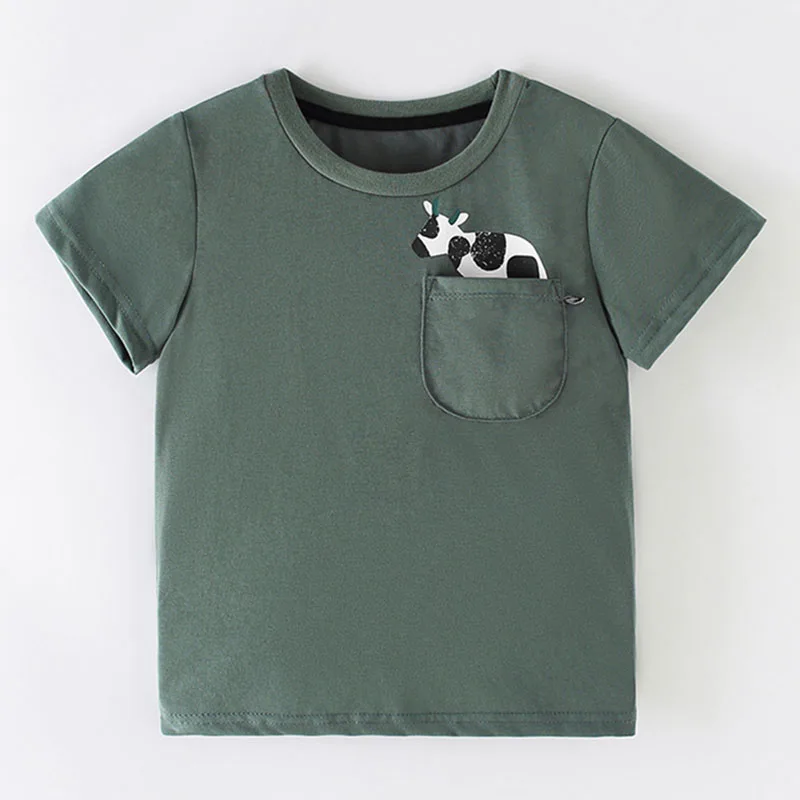 

Brand 2022 Summer 100% Combed Cotton Children's Clothing Short Sleeve Kids Bebe Boys t-shirt Casual Cartoon Tee Baby Boy Clothes