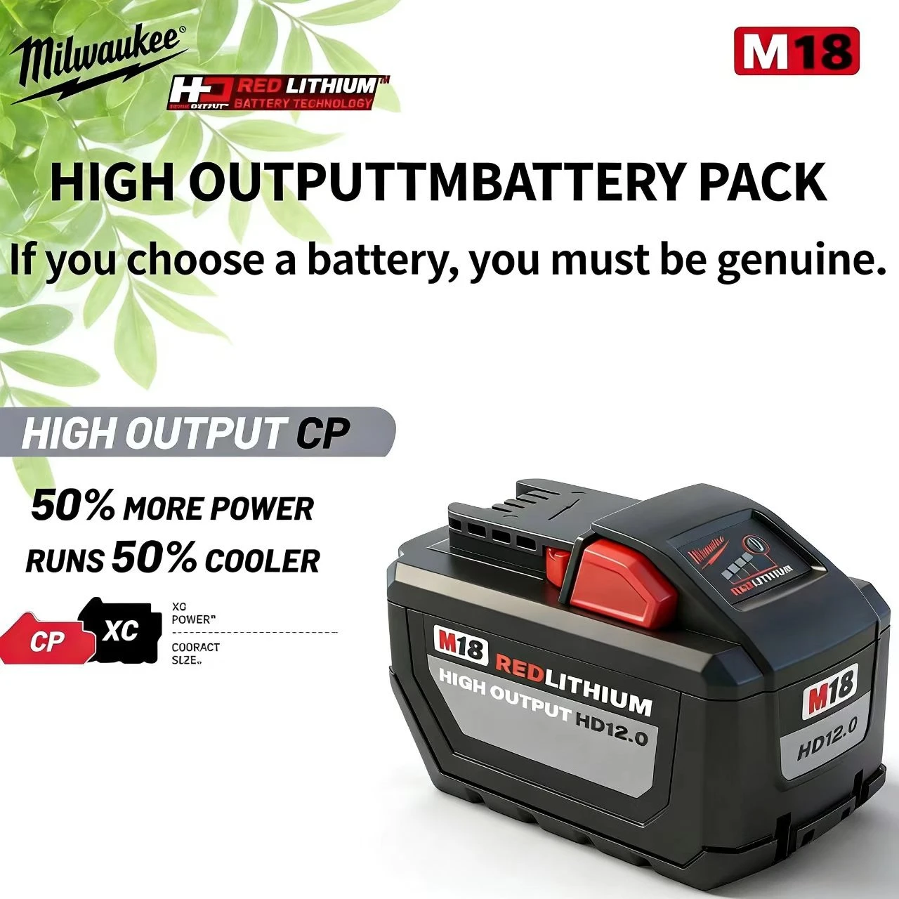 Фото Аккумуляторы Milwaukee M18 REDLITHIUM FORGE & HIGH OUTPUT, 6Ач/8Ач/12Ач, изготовленные из высококачественного кованого материала для длительной работы. №3