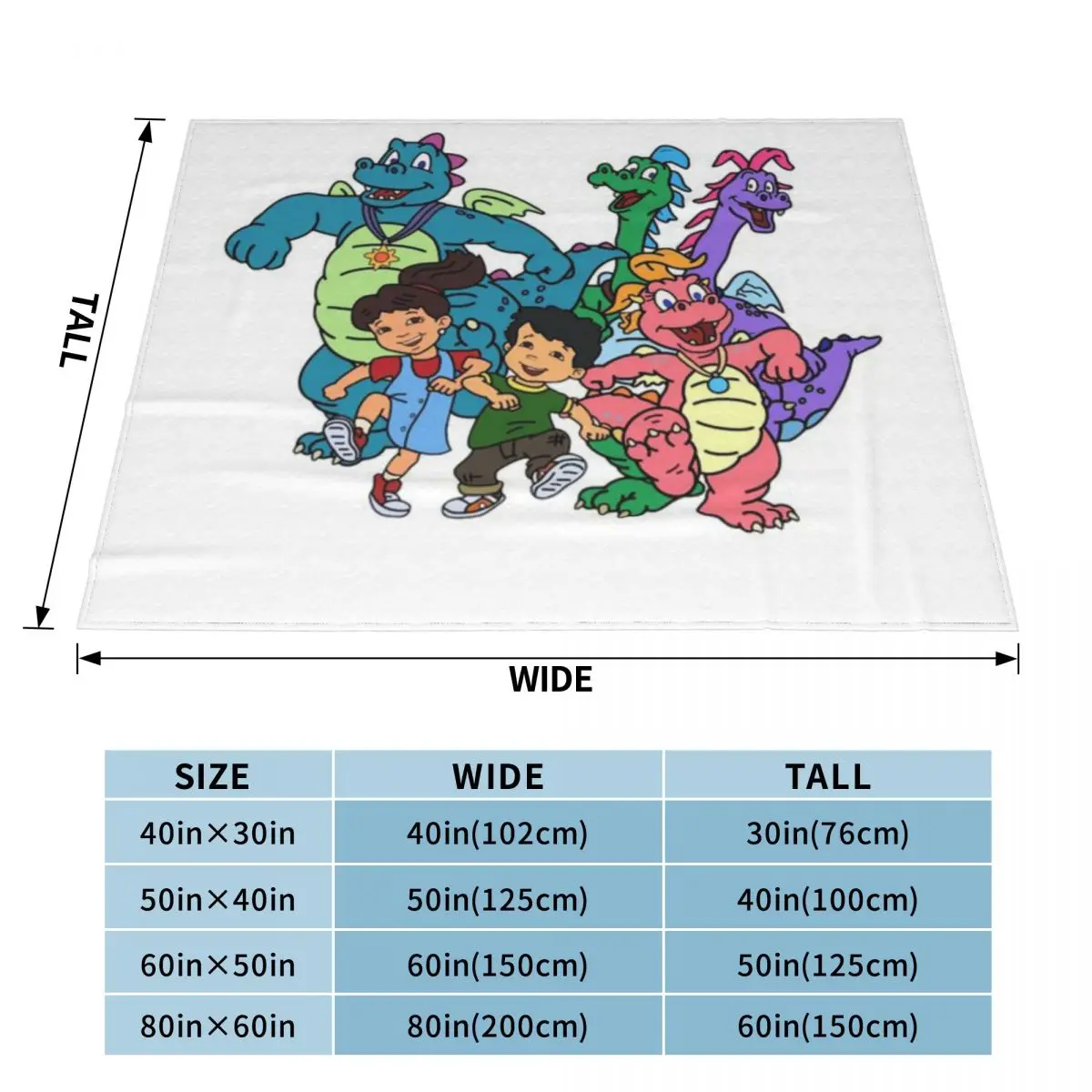 Ультрамягкое Флисовое одеяло Dragon Tales An Micro