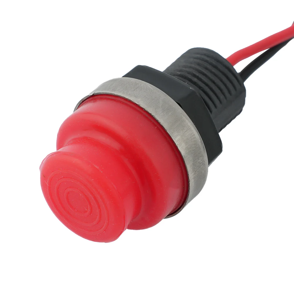

Round Start Stop Switch Marine Outboard Parts Plastic Push Button Yacht 1x Boat Engine Keyless Durable Practical