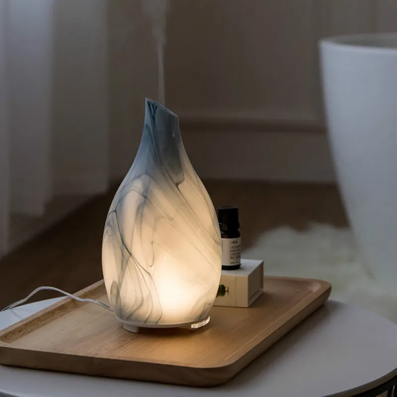 

Luxury Incense Burner Vaporizer Glass Electric Aromatherapy Lamp Aroma Diffuser Room Humidifier Encensoir Censer For Home