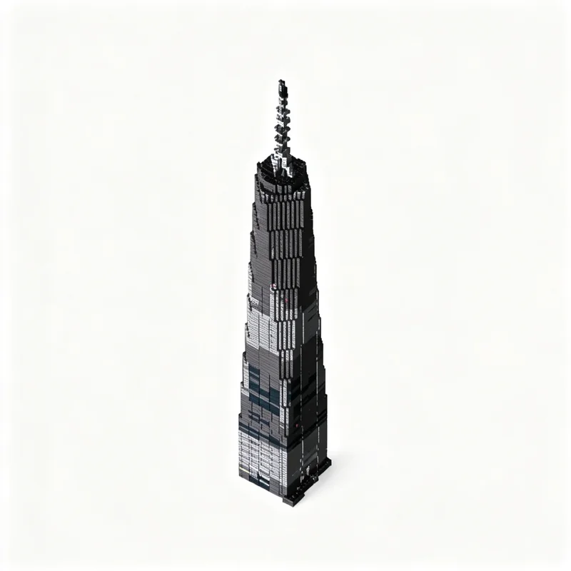 4688 деталей MOC City One World Trade Center, модель Нью-Йорка, строительные блоки, игрушки, архитектура, рождественские подарки, сборка, подарок на день рождения, DIY (art.: 3920dd071c676) - 3920dd071c676