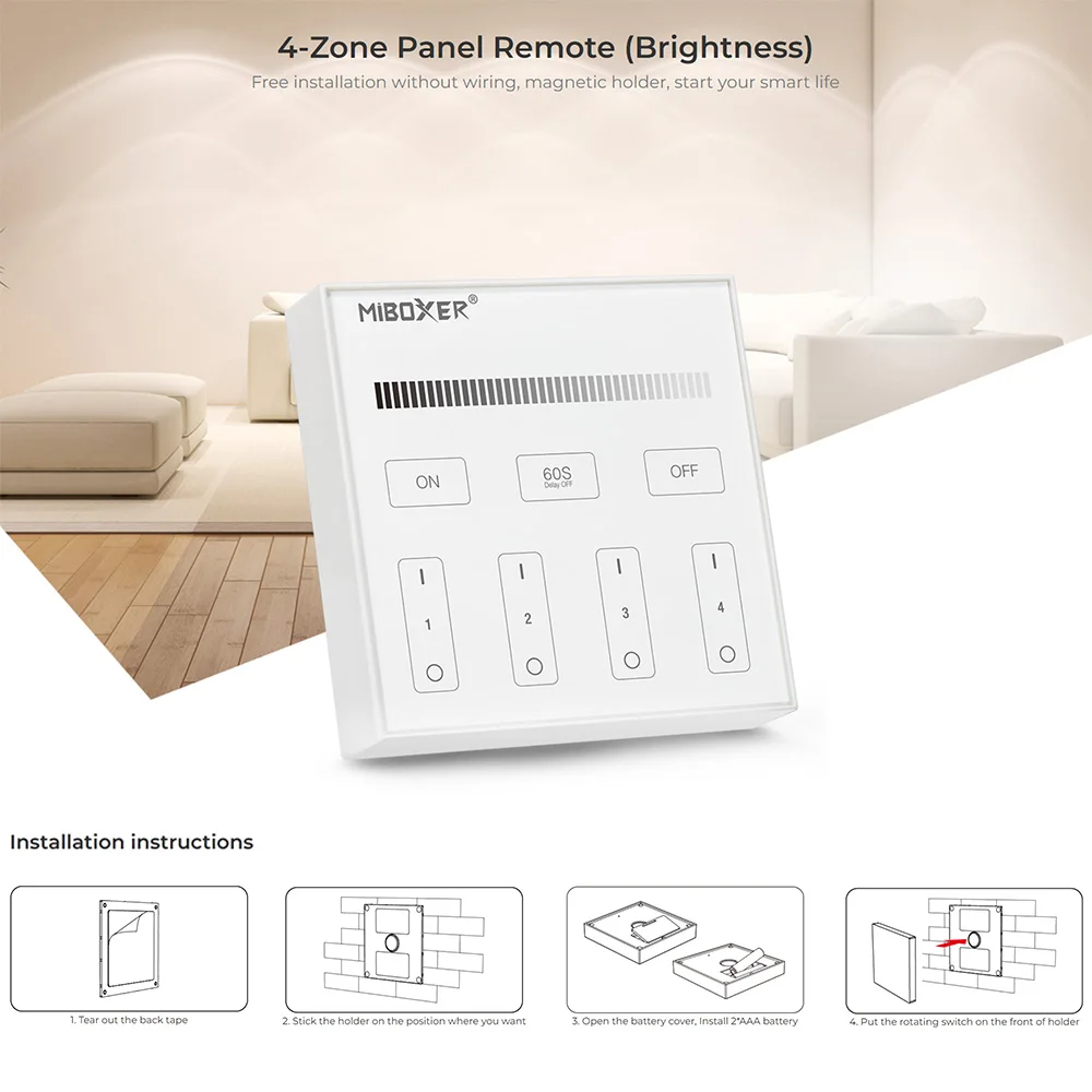 Milight MiBoxer с сенсорным затемнением дистанционный светодиодный контроллер DC12V DC24V 12A