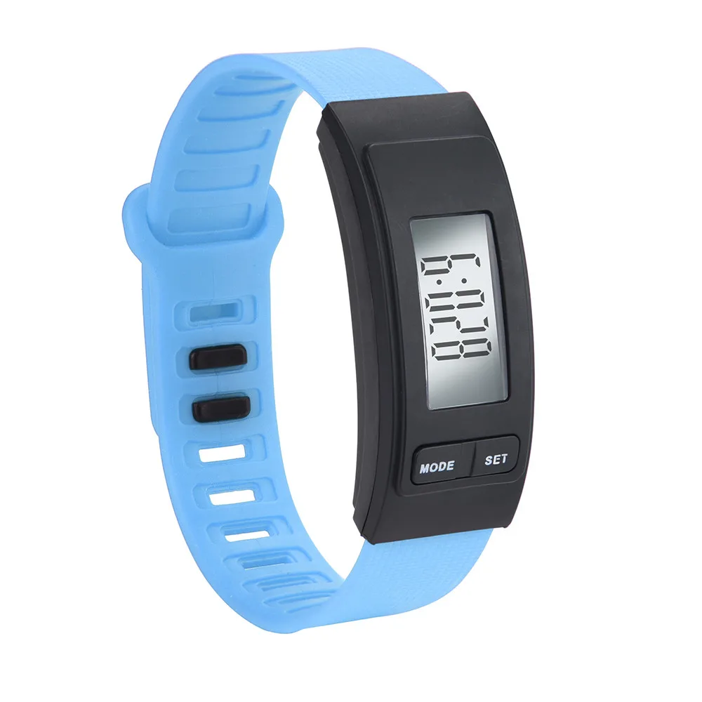 

Часы-браслет Run Step с шагомером и счетчиком калорий, часы с цифровым ЖК-дисплеем, наручные часы, мужские часы 2023