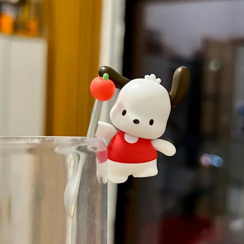 Sanrio персонажи слепая сумка вишневая чашка с фруктами подвесная серия