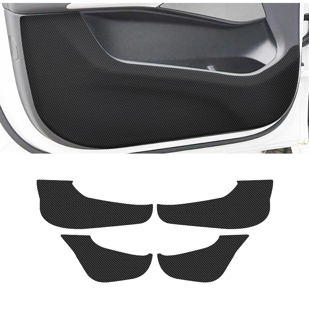 

For BMW X6 G06 2020 2021 4PCS Auto Car Accessories Door Protector Pad Anti-kick Mats Cover Anti-Dirty PU Sticker