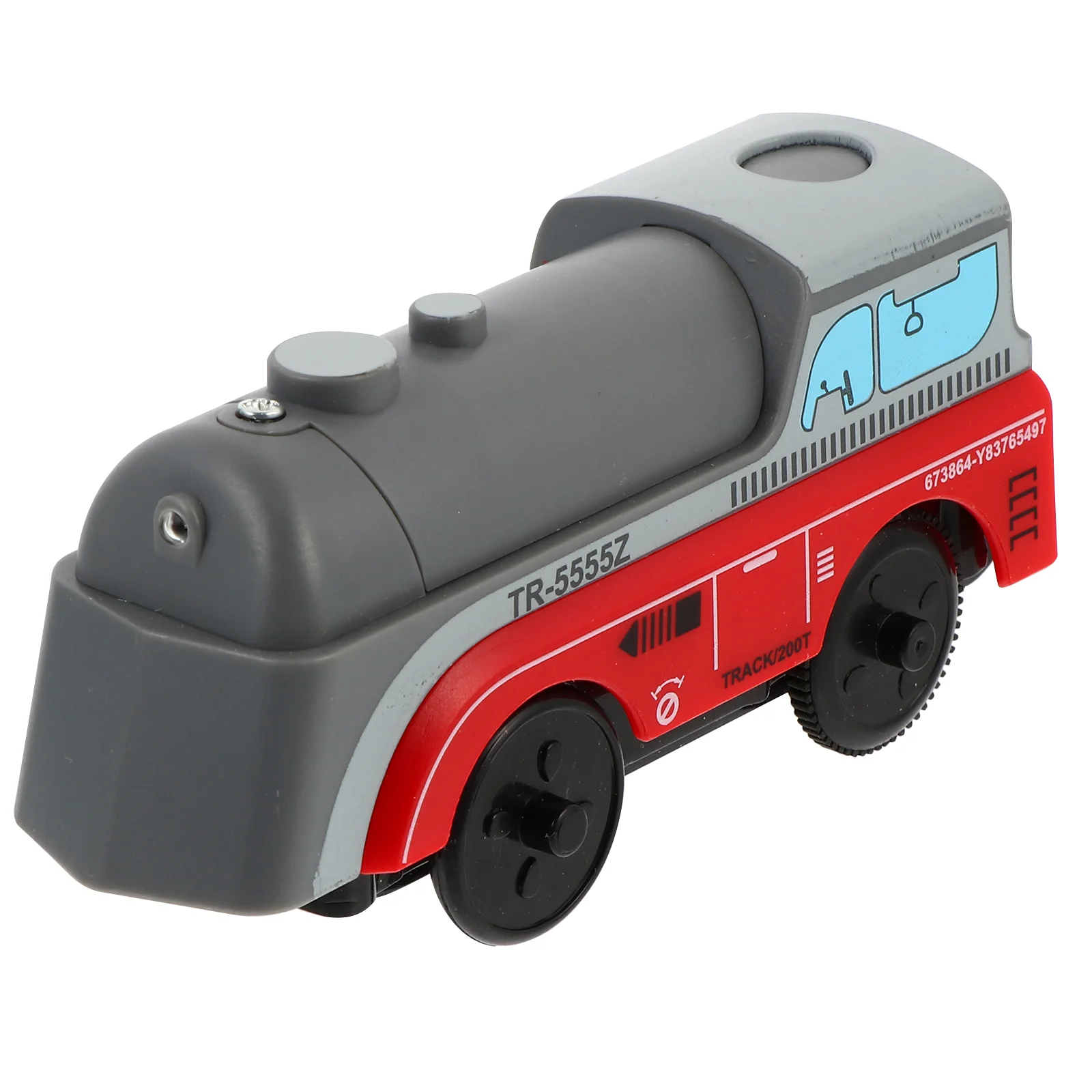 

1pc Kid Connectable Train Head Electric Alloy Magnetic Locomotive (Red)