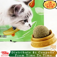 catnip naturale cat wall stick on ball toy treats healthy natural removes hair balls to promote digestion cat snack wholesale