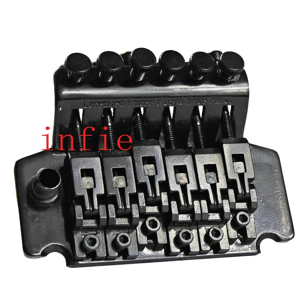 

free shipping Guitar Tremolo Bridge Double Locking Systyem for Black Floyd Rose Lic Licensed under Floyd Rose Pats