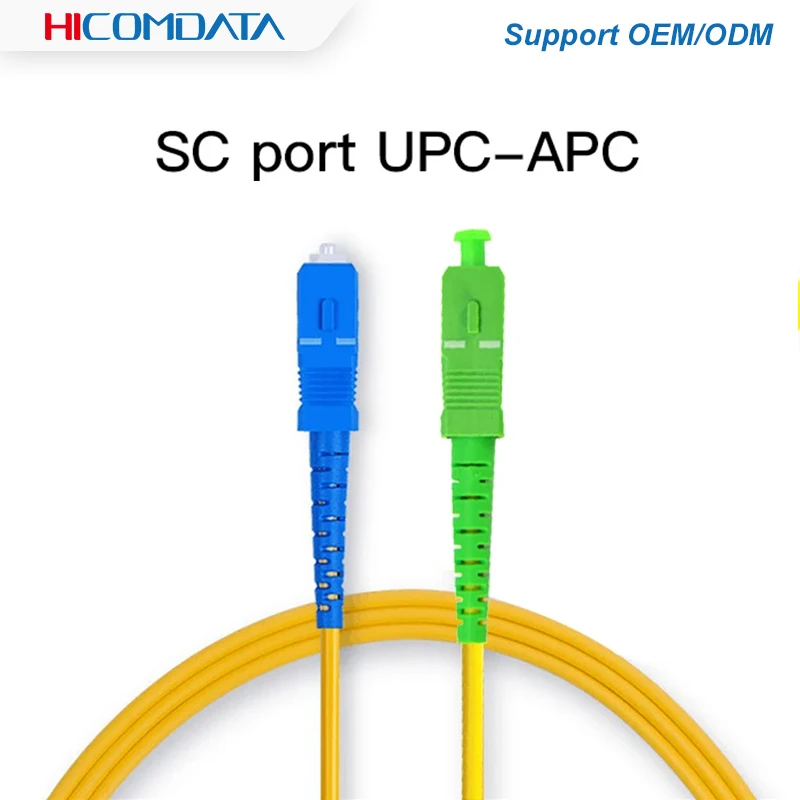 SC APC-UPC одномодовый оптоволоконный