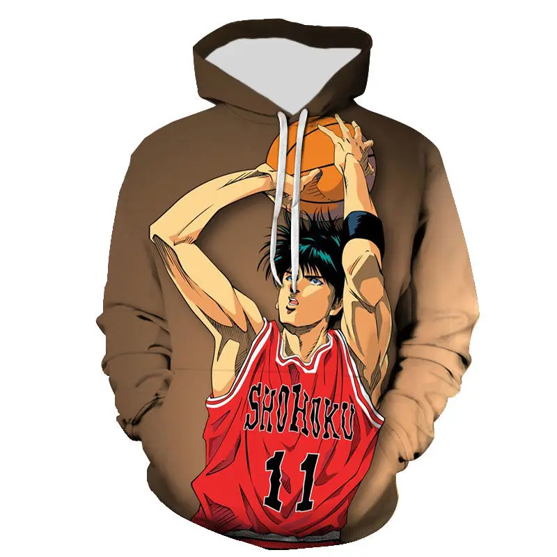 

Popular Anime Slam Dunk 3d Print Men/Women Laxity Hoodie Casual Oversized Pullover Fashion Popular Streetwear Trend Men Clothing