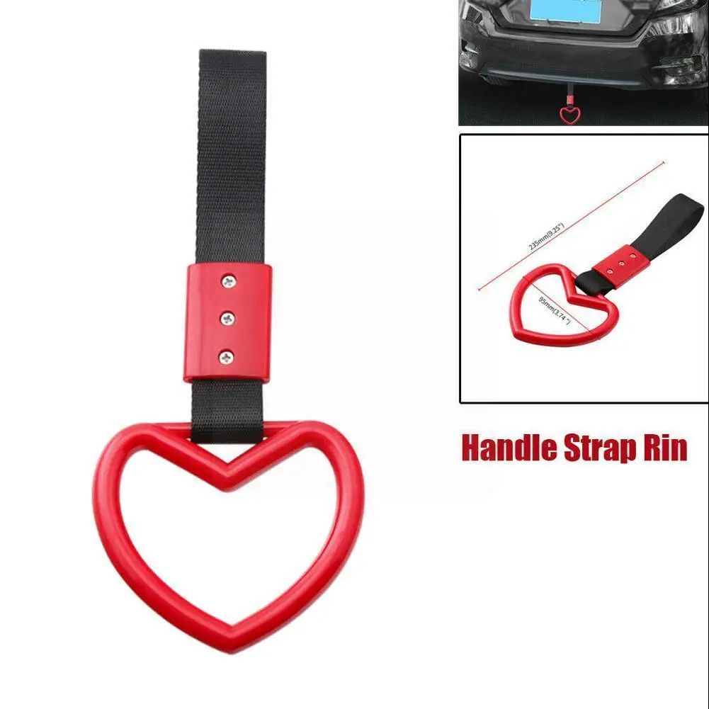 

Tsurikawa Ring Heart Jdm Train Bus Handle Hand Strap Charm Strap Drift Styling Auto Drift Accessories Car X7s6