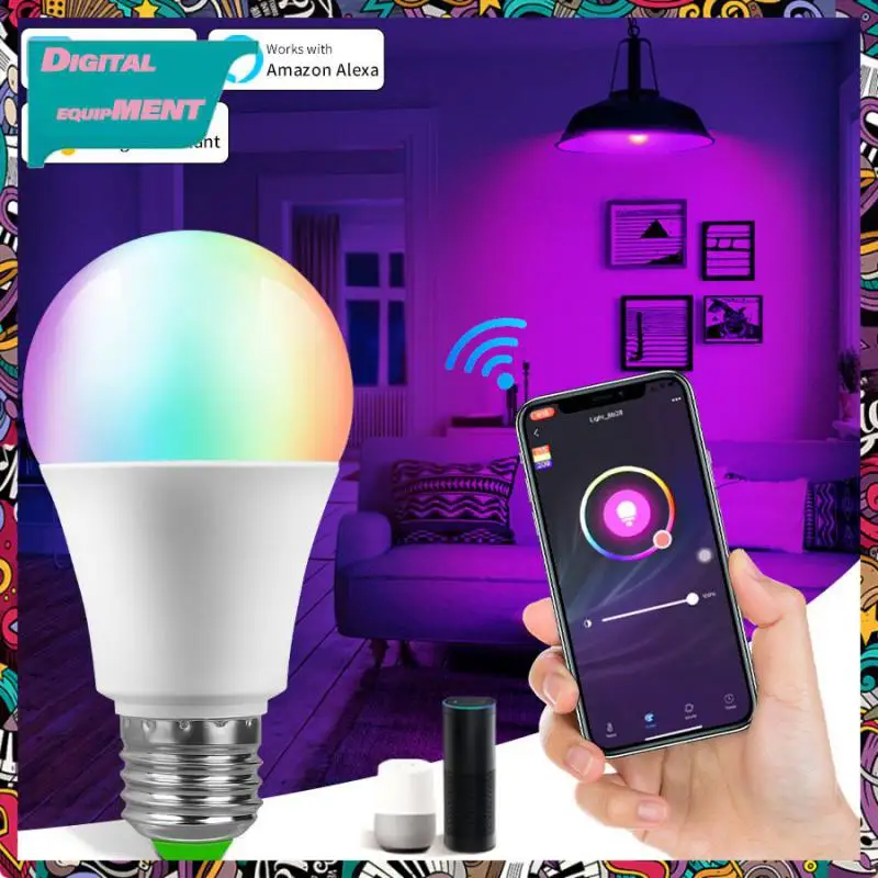 

2/4/6 шт., светодиодные лампы для умного дома, 12 Вт