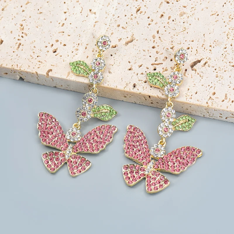 

Korean Fashion Butterfly Vintage Earrings Luxury Trending for Women Jewelry Pendientes Joyas Boho Earings Mujer Dangle Bijoux