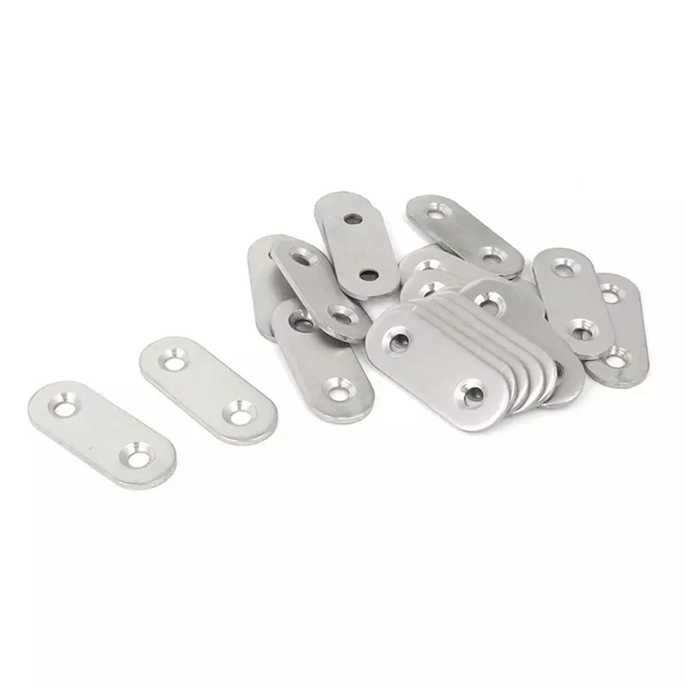 

Brand New Corner Brackets 10 Pcs Corrosions Durable Easy To Install Longevity Rust-Resistant Stainless Steel 47*16mm