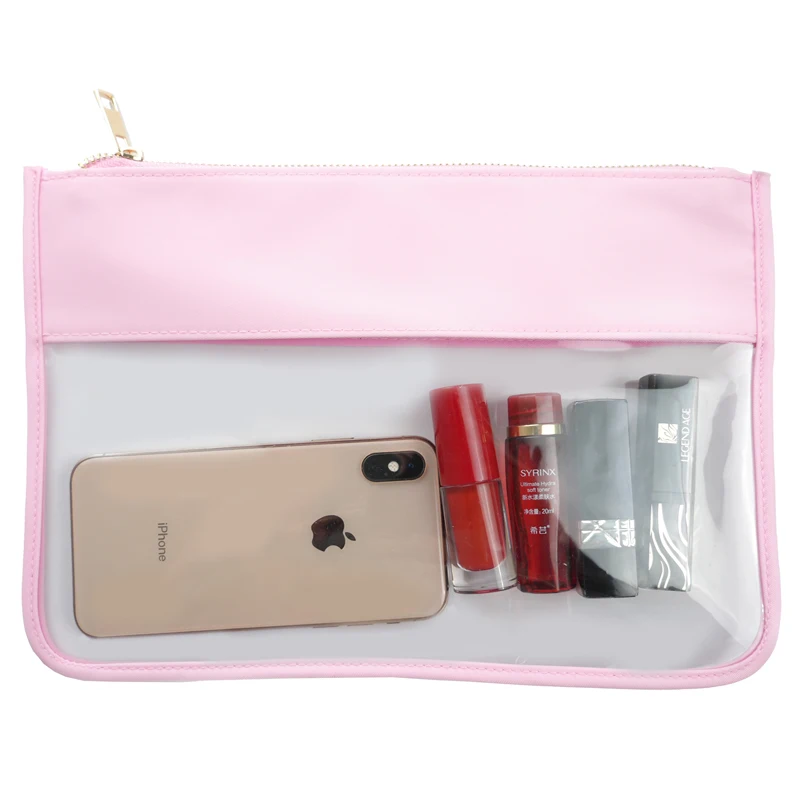 

Toiletry Organizer Waterproof PVC Travel Cosmetic Portable Bag Transparent Zipper Storage bag Female Wash Makeup Cosmetic Bag