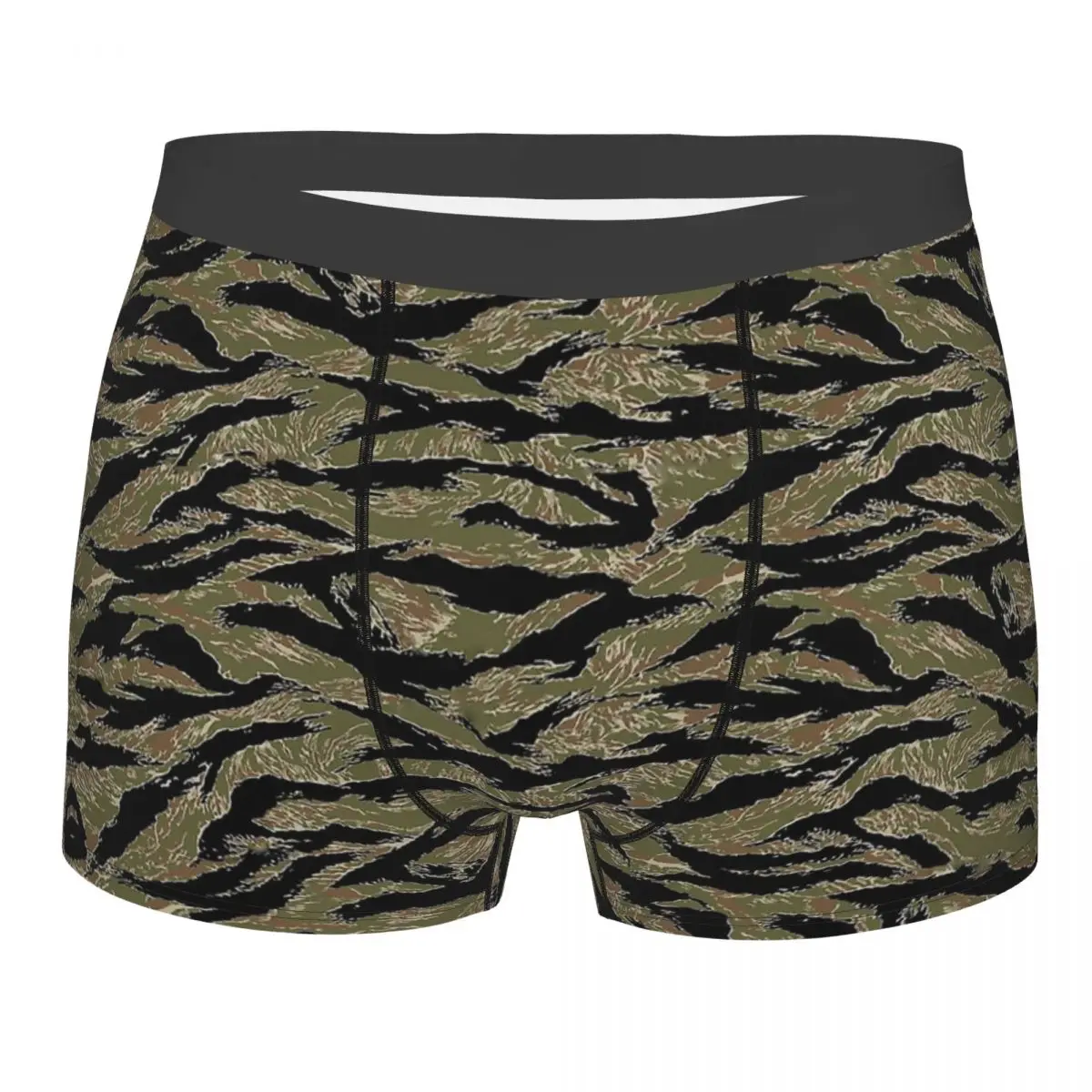 

US Army Camouflage Tiger Stripe Underpants Homme Panties Shorts Boxer Briefs Male Underwear Sexy