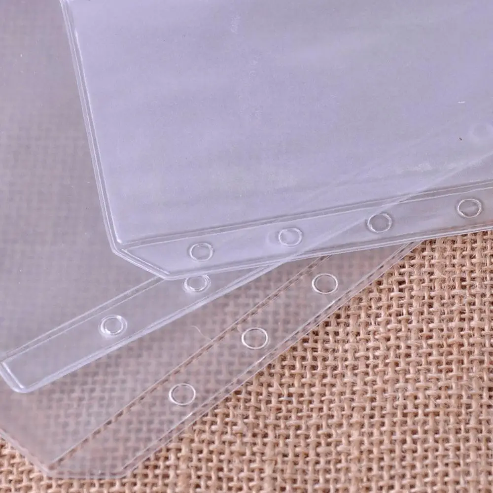 Прозрачный карманный органайзер на молнии для документов A5/A6/A7
