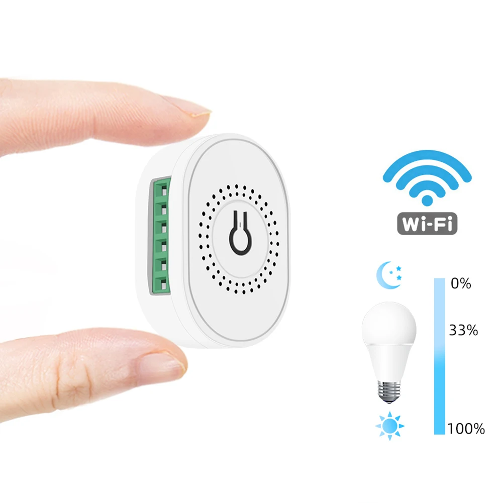 

Tuya Smart Light Dimmer Module WiFi Smart Home DIY Light Switch Module Support Echo Google Home Tmall Genie Wall Lamp On Off