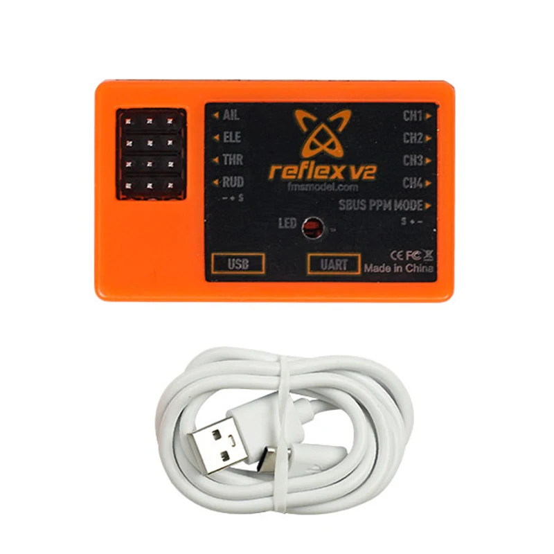 FMS Reflex V2 Flight Controller Gyro Stabilizer Remote Control RC Aircraft FMS Warbird Fixed Gyro Functionality Drone Helicopter