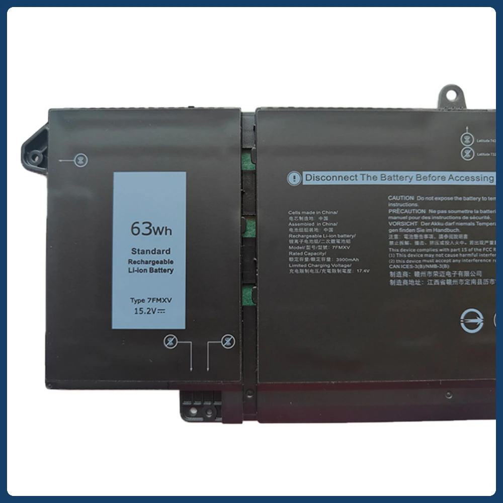 9JM71 7FMXV аккумулятор для ноутбука Dell Latitude 14 7320 7420 7520 13 5320 серии запасные части HDGJ8 4M1JN