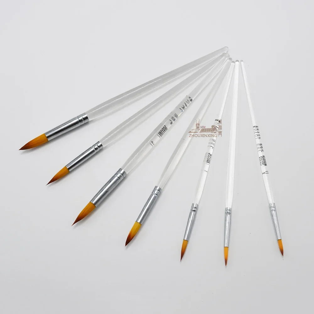 ZHOUXINXING постепенная смена цвета с круглой головкой высококачественная нейлоновая