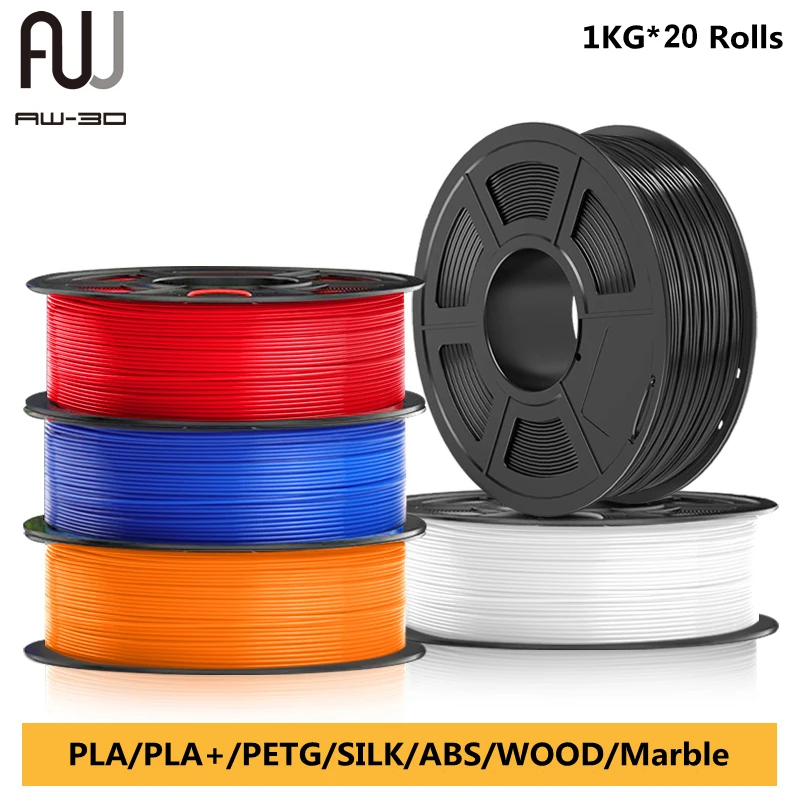 

JAYO 3D Printer Filament PLA 1.75MM 20KG PETG PLA PLUS SILK ABS Filament Diameter FDM Printing Tolerance 0.02mm High Toughness