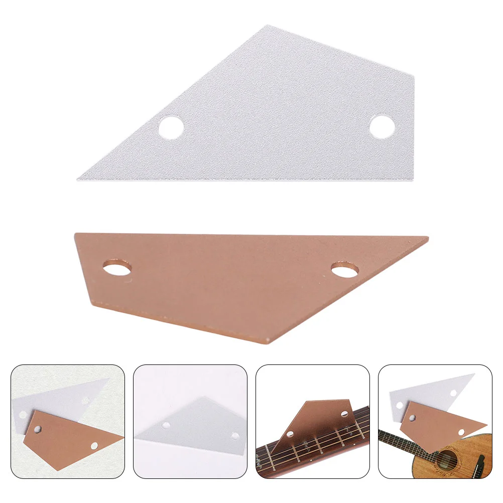 

2pcs Aluminum Guitar Repair Part Guitar String Detection Ruler Guitar Supply