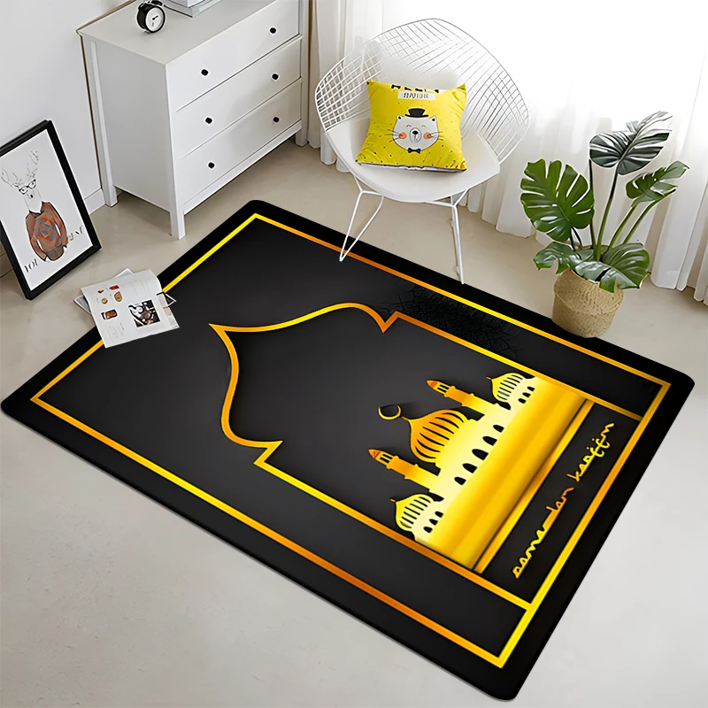 The Muslim prayer blanket, which is placed under the body during prayer light and easy to carry Pray to kneel down to Prayer mat