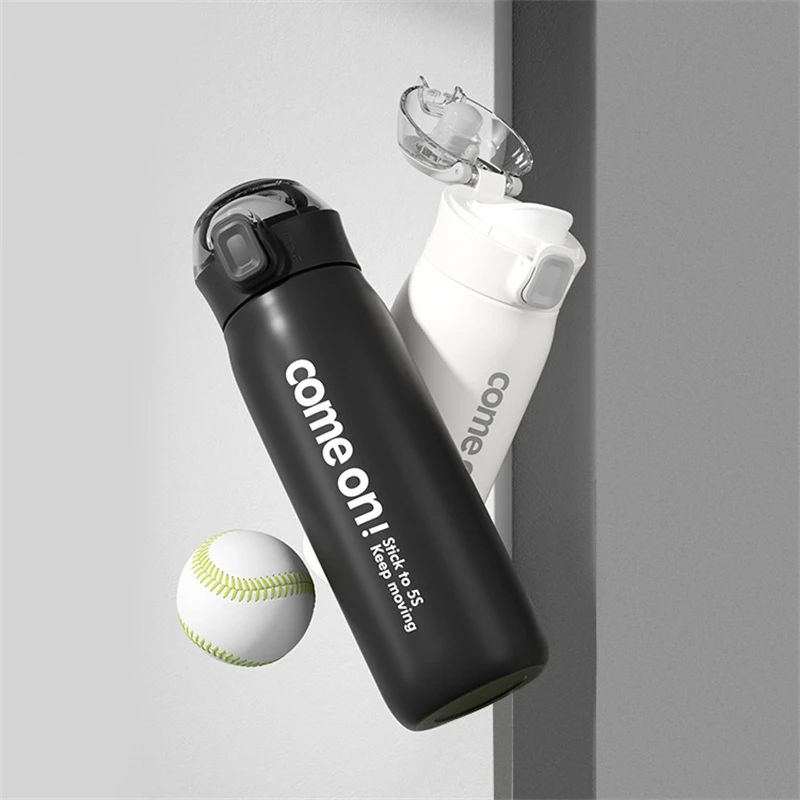 

304 Stainless Steel Thermos Bottle Fashion Vacuum Flask Insulation Coffee Mug School Home Office Car Thermos Cup Water Bottles