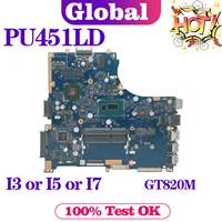 kefu pu451l mainboard for asus asuspro essential pu451ld pro451ld laptop motherboard i3 i5 i7 4th gen gt820m ddr3l