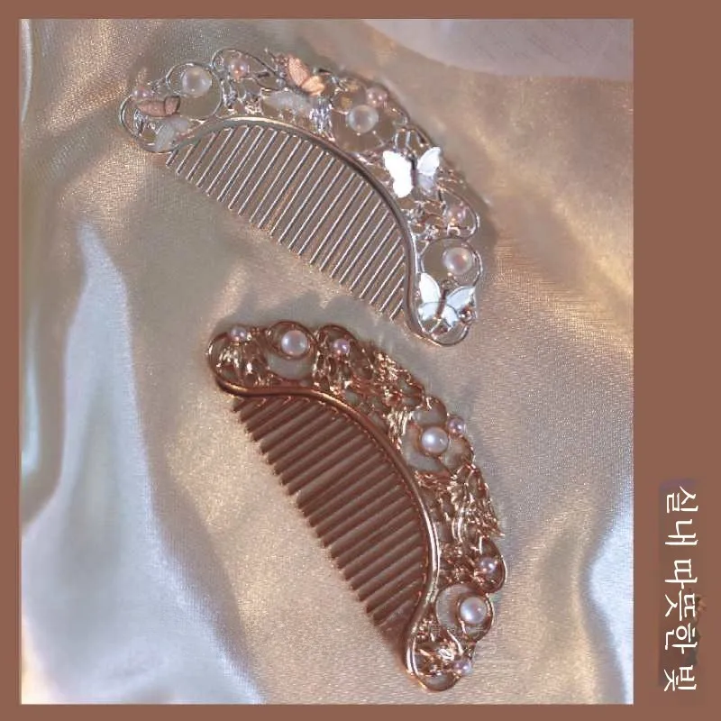 [Eyebrow] Shanjuqiuqi расческа для волос ручной работы Han аксессуары одежды Tang Sle поддержка