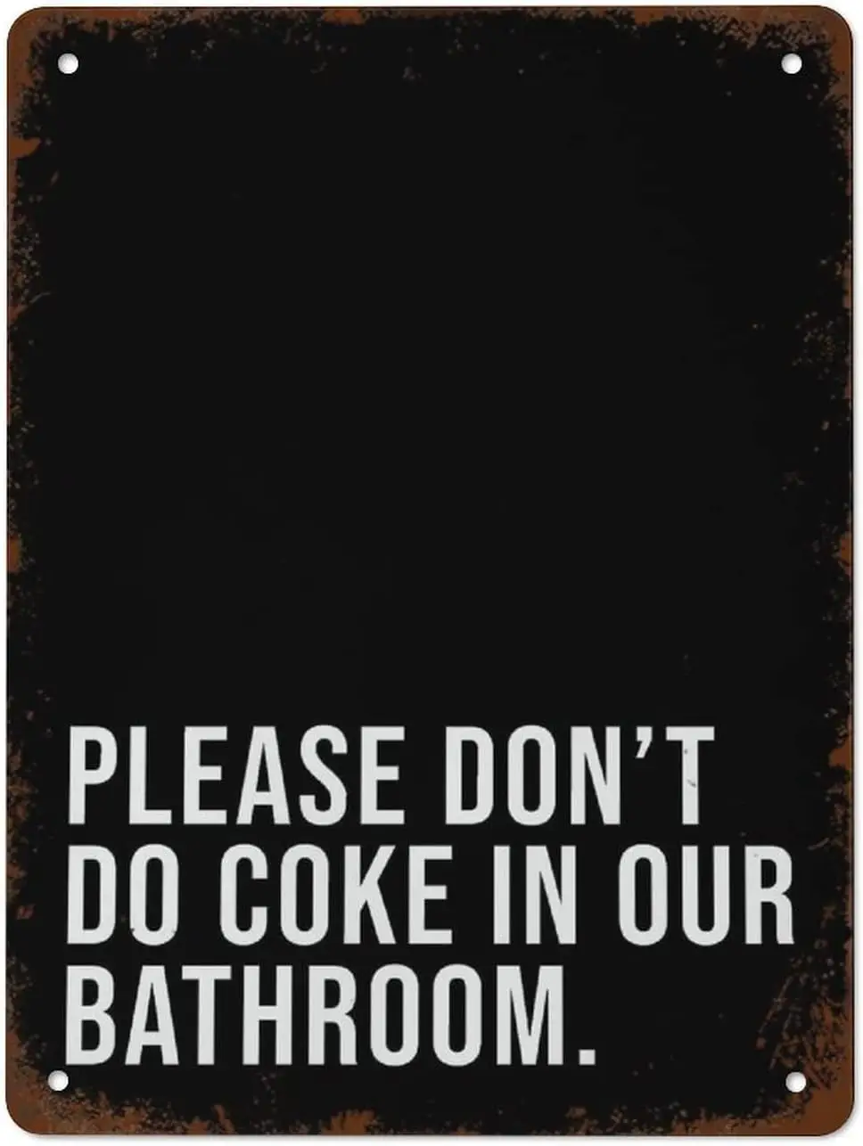 

Забавные винтажные искусства, пожалуйста, не делайте Кокс в нашей ванной комнате, печать, декор для комнаты отдыха, настенный художественный деловой постер для ванной