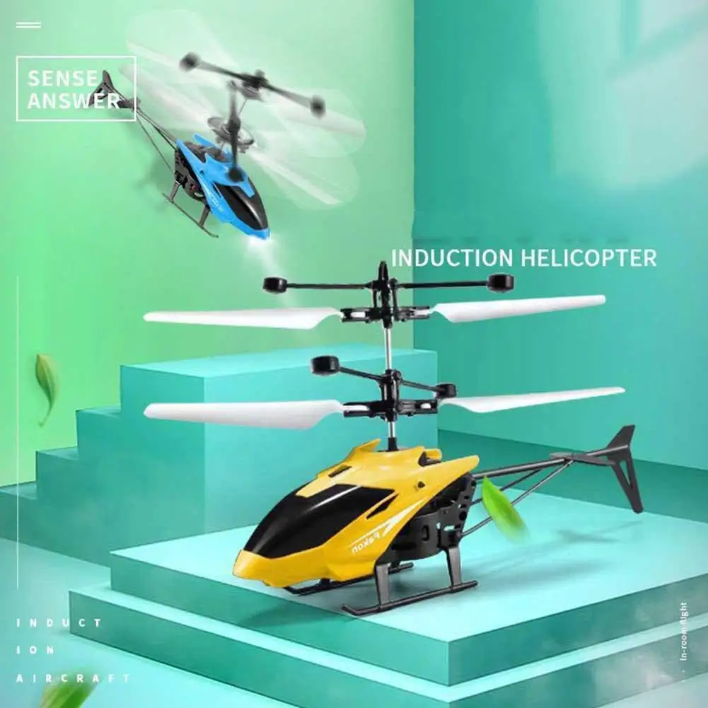 RC Helicopter RC Plane Anti-collision Durable Flying Toys For Beginner Kids Boys Girl Gift U7M8
