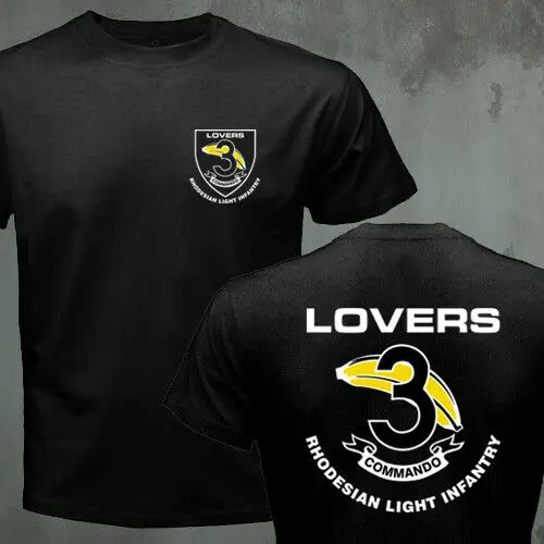 

Rare RLI Rhodesian Light Infantry Lovers 3 Commando Army Bush War T-shirt