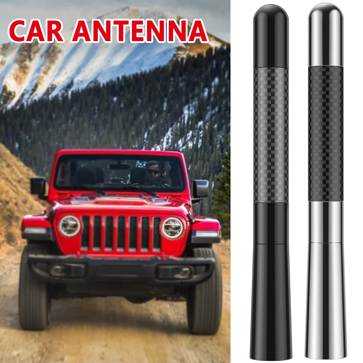 

Новая 5-дюймовая короткая Автомобильная радиоантенна, водонепроницаемая автомобильная радиоантенна из алюминиевого сплава с различными а...