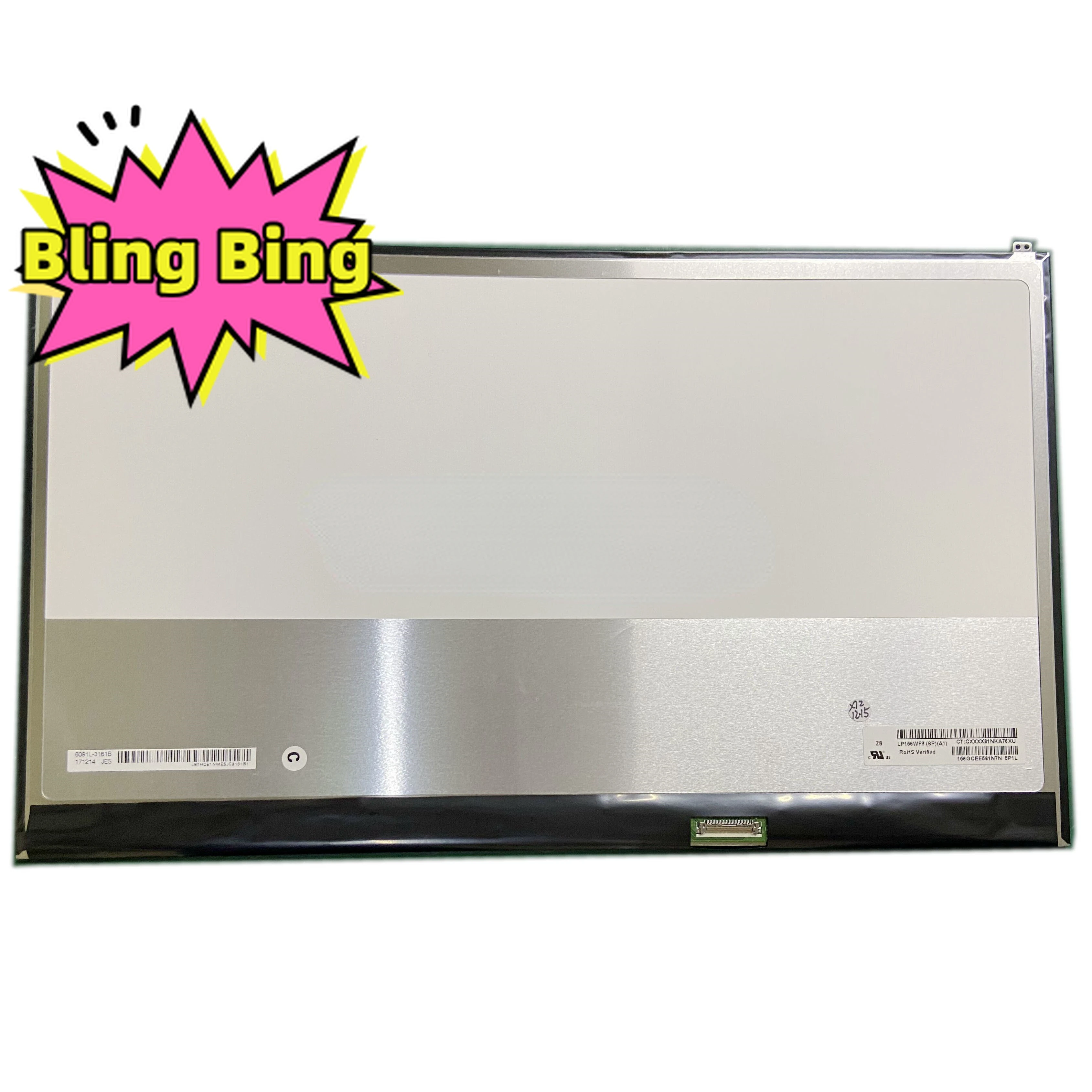 Глянцевый экран LP156WF8 SPA1 LP156WF8 (SP)(A1) 15,6 дюймов FHD x 30 Pin для ноутбука