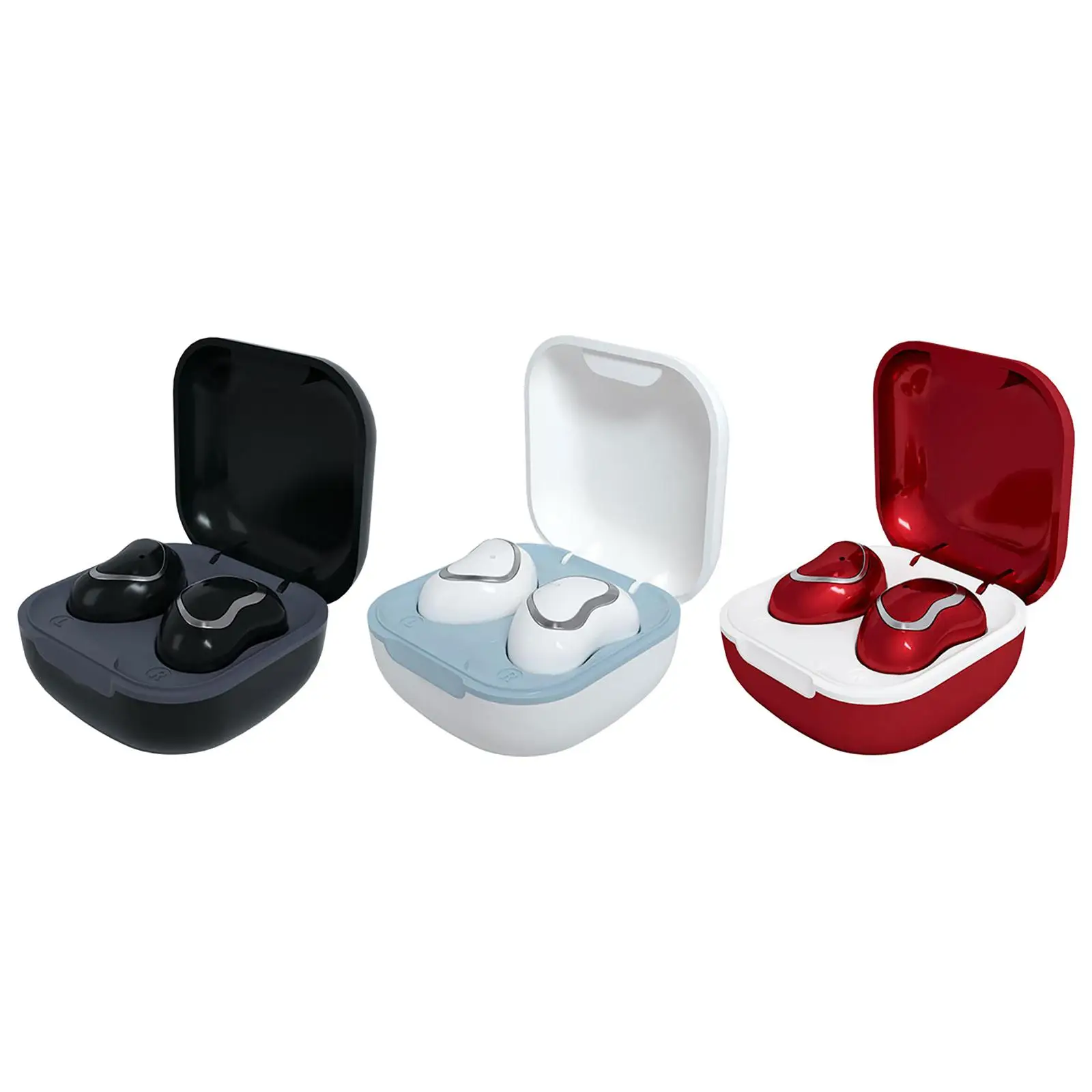 

Wireless in Ear Buds Built in Mic Headphones Type C Noise Cancelling Sport Earphones for Running Game Travel Workout