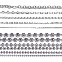 5mlot stainless steel extension chain metal ball tail chain for diy jewelry making necklace accessories bracelet extender