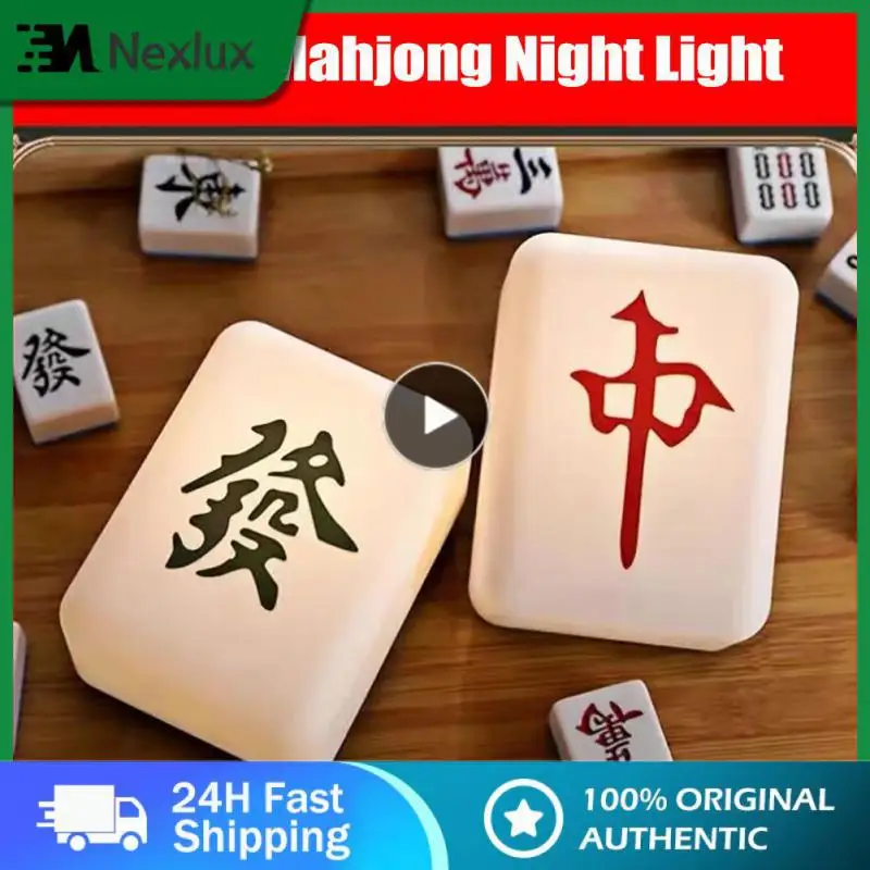 

Usb Rechargeable Led Night Light Desktop Night Lamp Rechargeable Atmosphere Lamp Mahjong Table Lamp Battery Bedroom Decoration